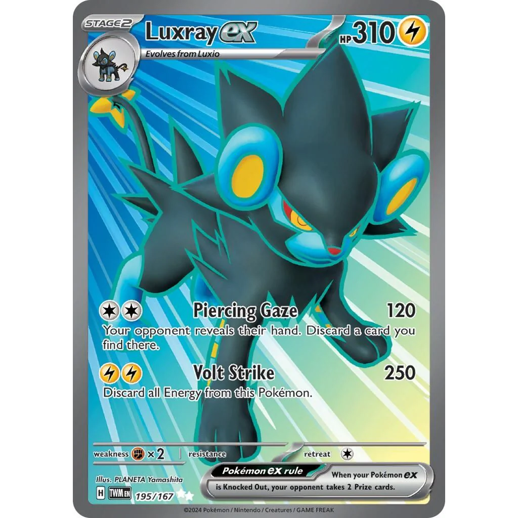Luxray ex (195/167) (SV06: Twilight Masquerade)