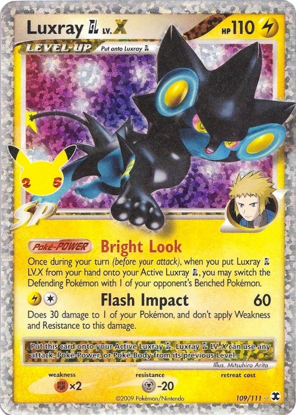 Luxray GL LV.X (109/111) (Celebrations: Classic Collection)