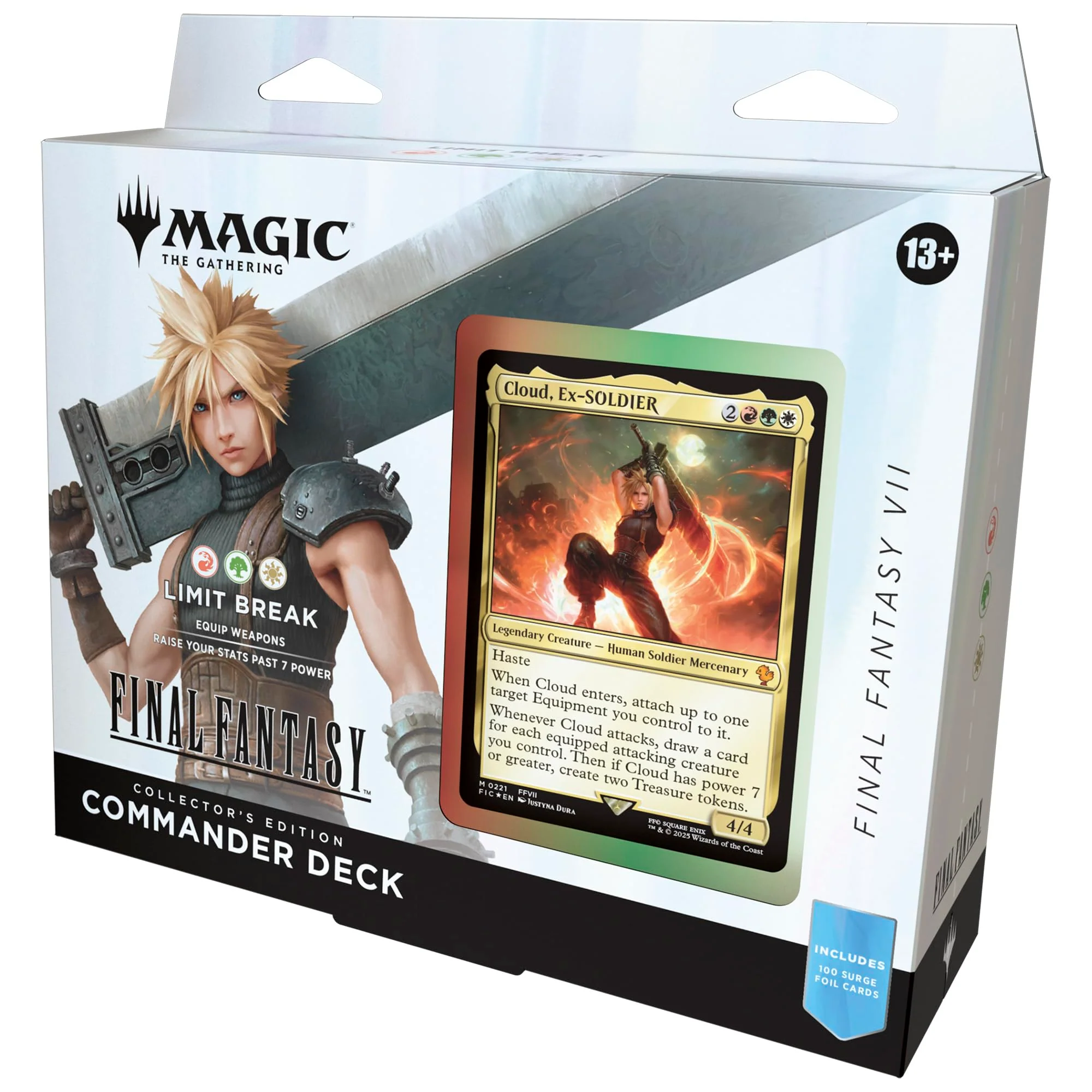 Magic The Gathering | Final Fantasy - Limit Break (Red/Green/White) Collector Commander Deck