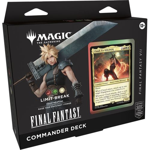 Magic The Gathering | Final Fantasy - Limit Break (Red/Green/White) Commander Deck