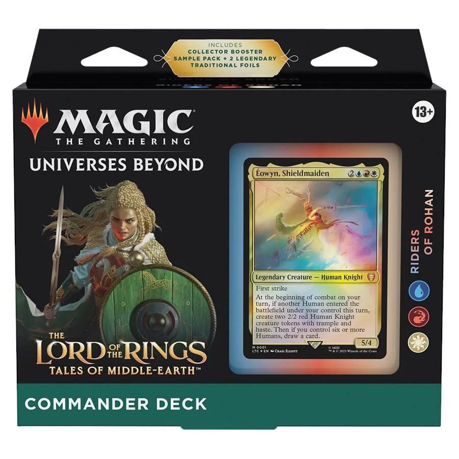 Magic The Gathering | Lord of the Rings - Riders of Rohan (Blue/Red/White) Commander Deck