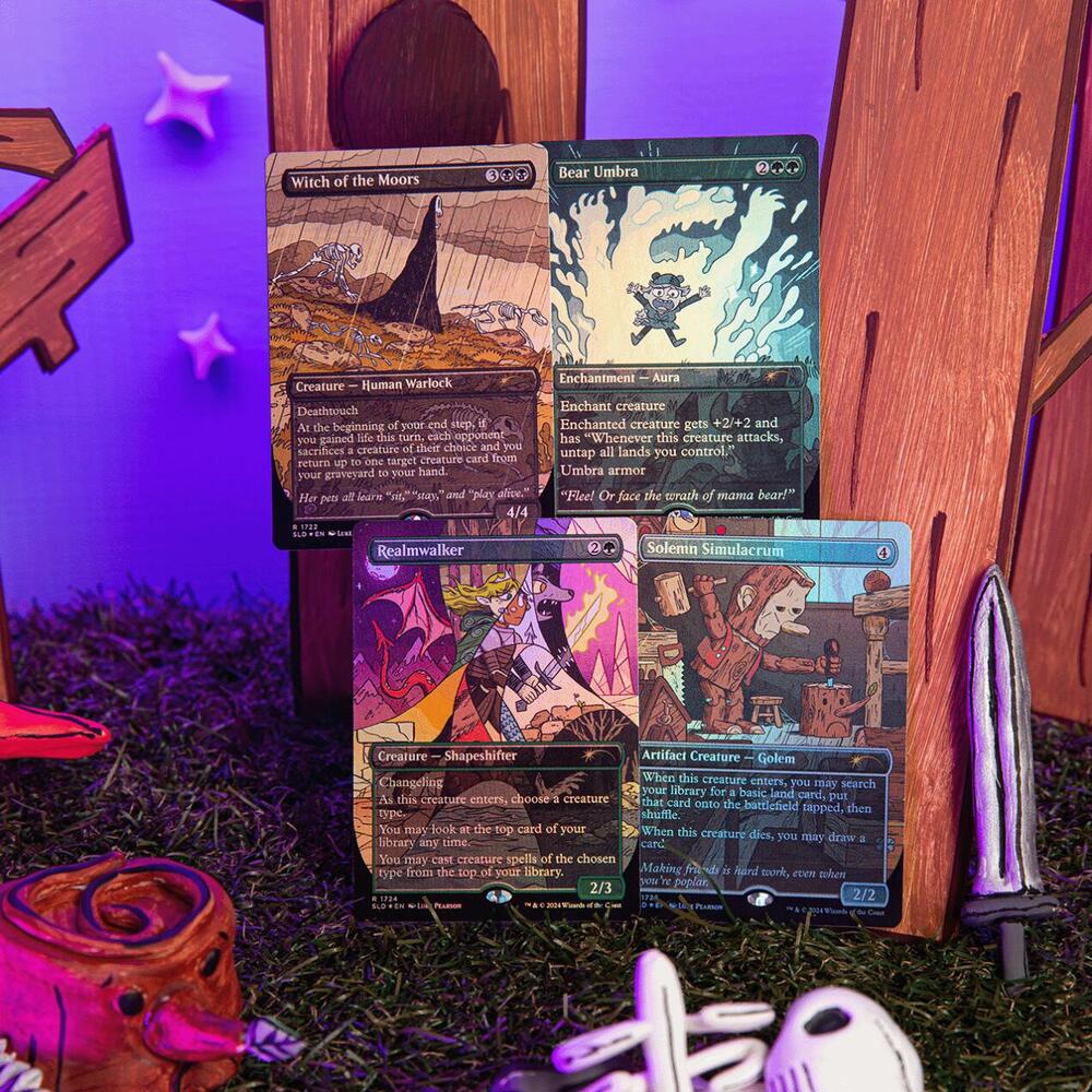 Magic The Gathering | Secret Lair Featuring: Luke Pearson | Rainbow Foil