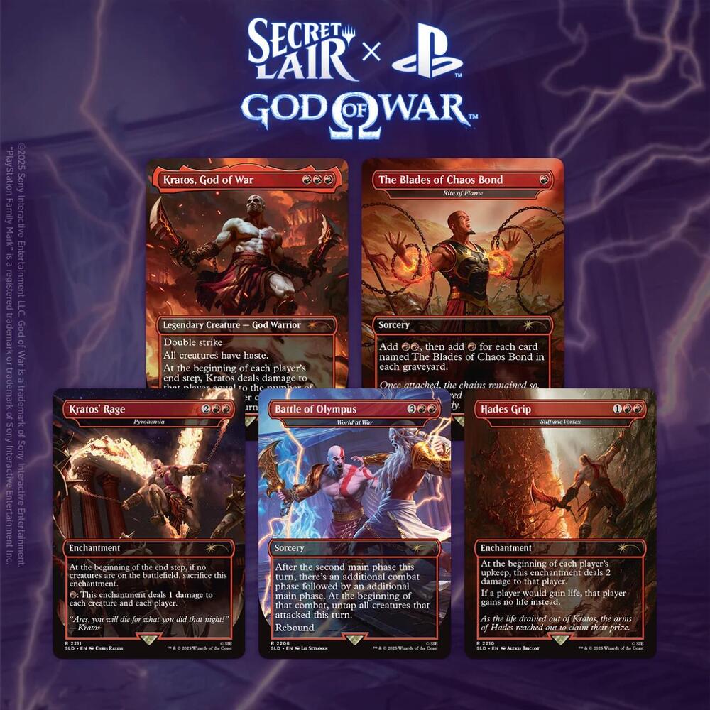 Magic The Gathering | Secret Lair x God of War: Greek | Non-foil