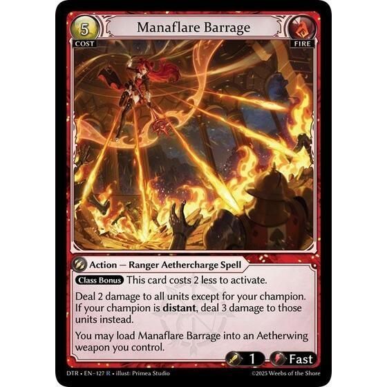 Manaflare Barrage (127) (Distorted Reflections)