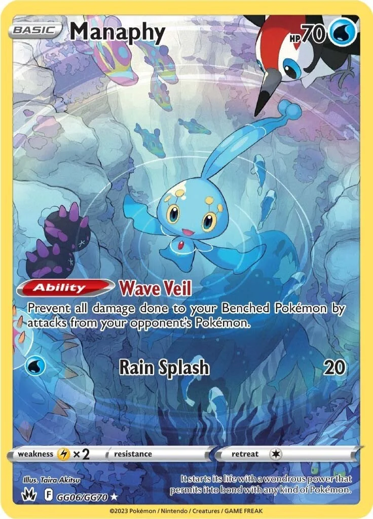 Manaphy (GG06/GG70) (SWSH: Crown Zenith: Galarian Gallery)