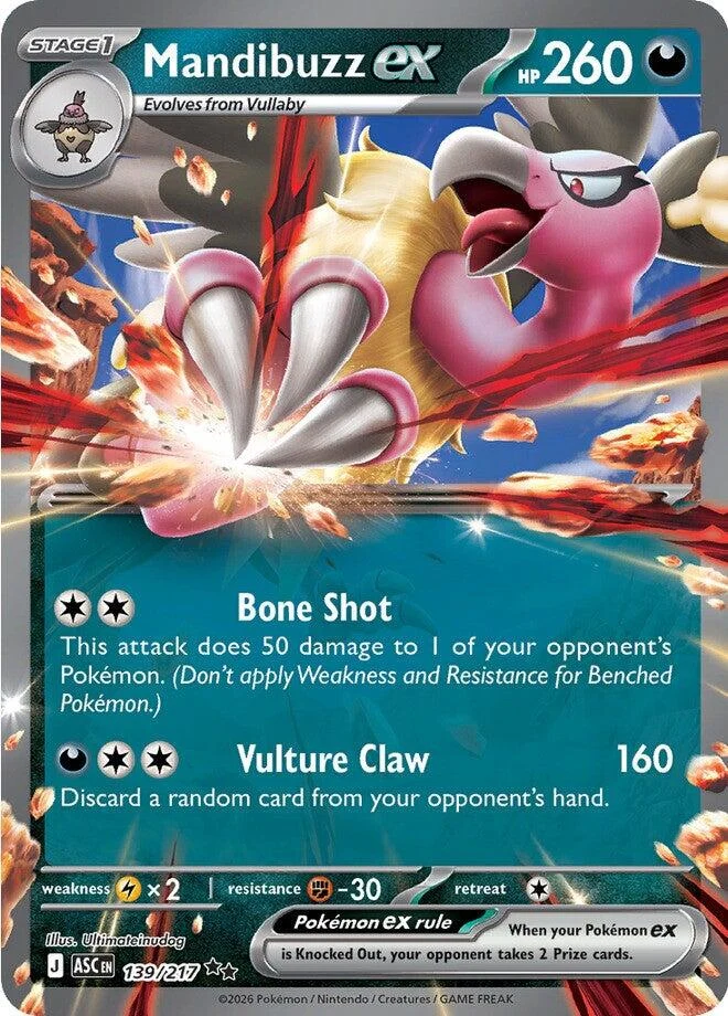 Mandibuzz ex (139/217) (ME: Ascended Heroes)