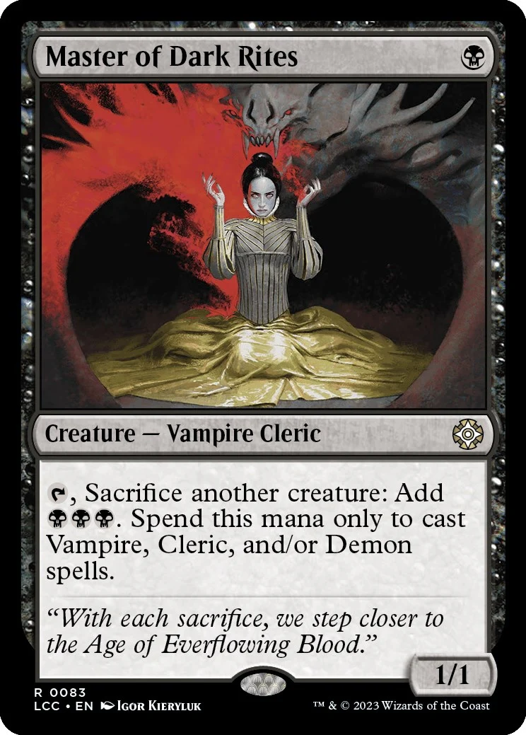 Master of Dark Rites (83) (The Lost Caverns of Ixalan)