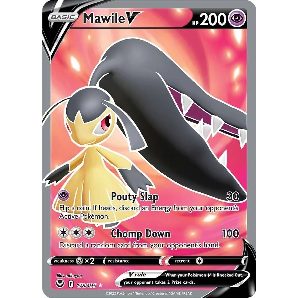 Mawile V (Full Art) (178/195) (SWSH12: Silver Tempest)