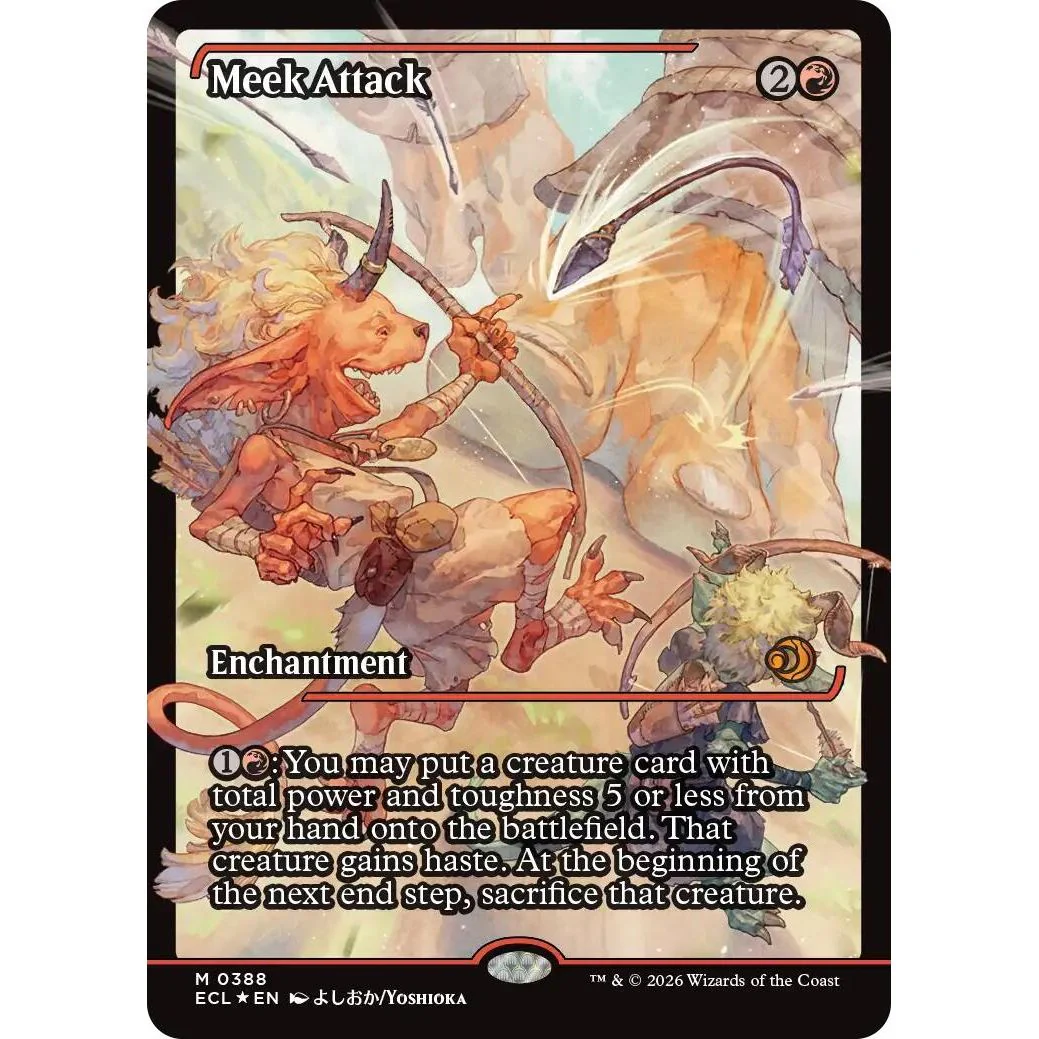 Meek Attack (0388) (Showcase) (388) (Lorwyn Eclipsed)