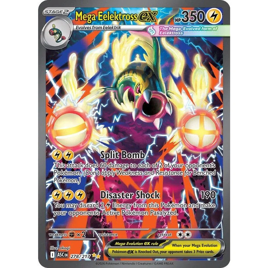 Mega Eelektross ex (278/217) (ME: Ascended Heroes)