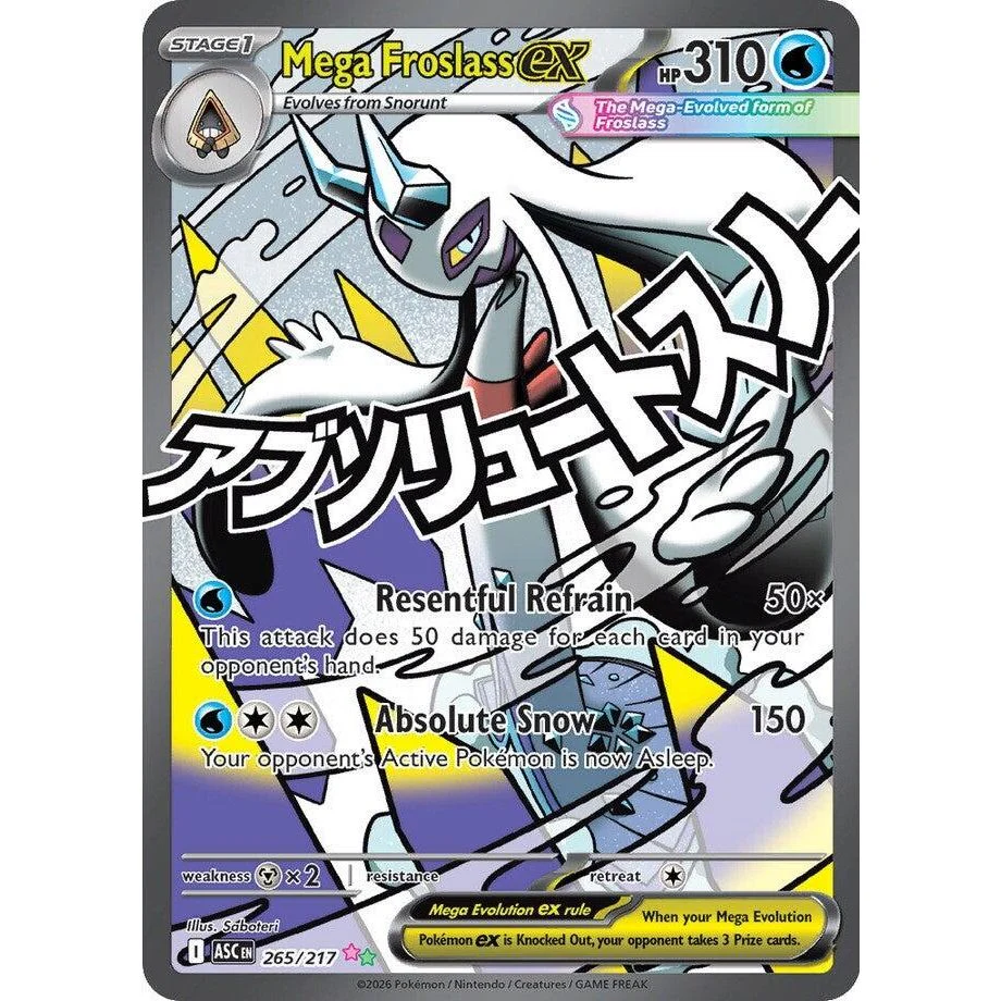 Mega Froslass ex (265/217) (ME: Ascended Heroes)