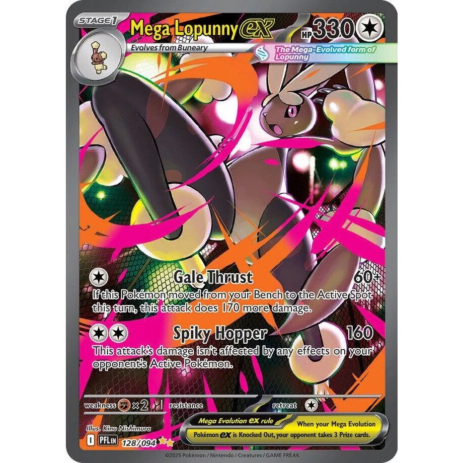 Mega Lopunny ex (128/094) (ME02: Phantasmal Flames)