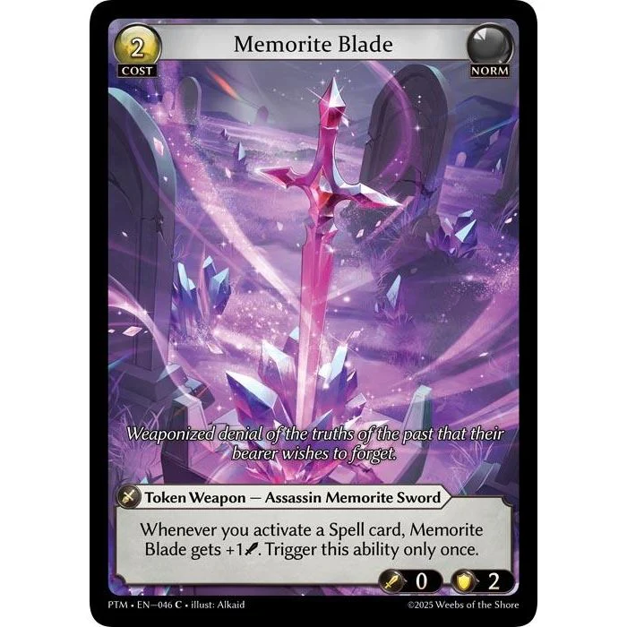 Memorite Blade (Curio Foil) (046) (Phantom Monarchs)