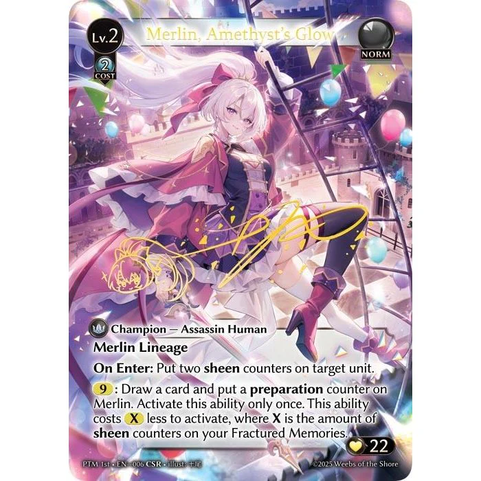 Merlin, Amethyst's Glow (CSR) (006) (Phantom Monarchs)