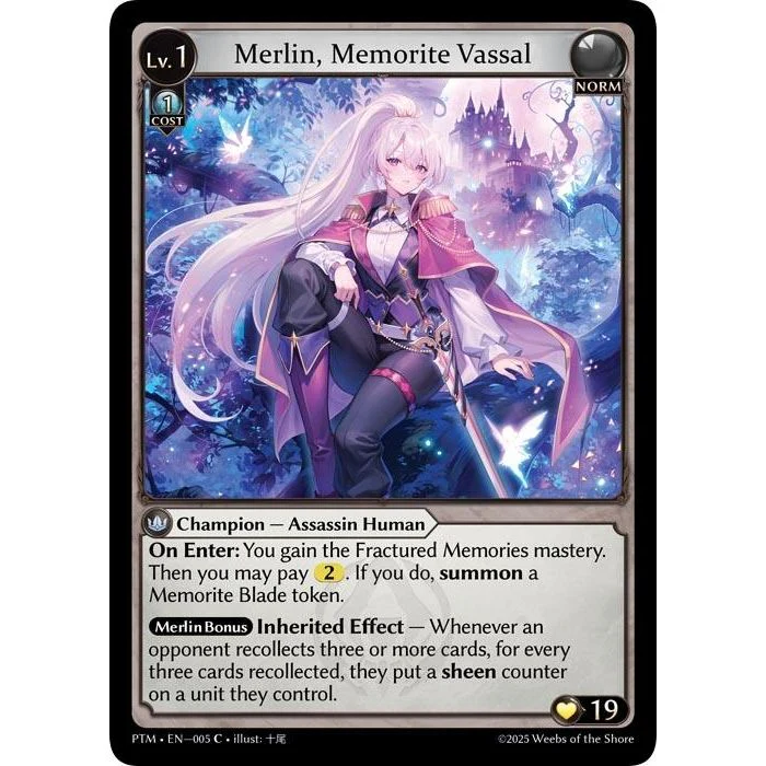 Merlin, Memorite Vassal (005) (Phantom Monarchs)