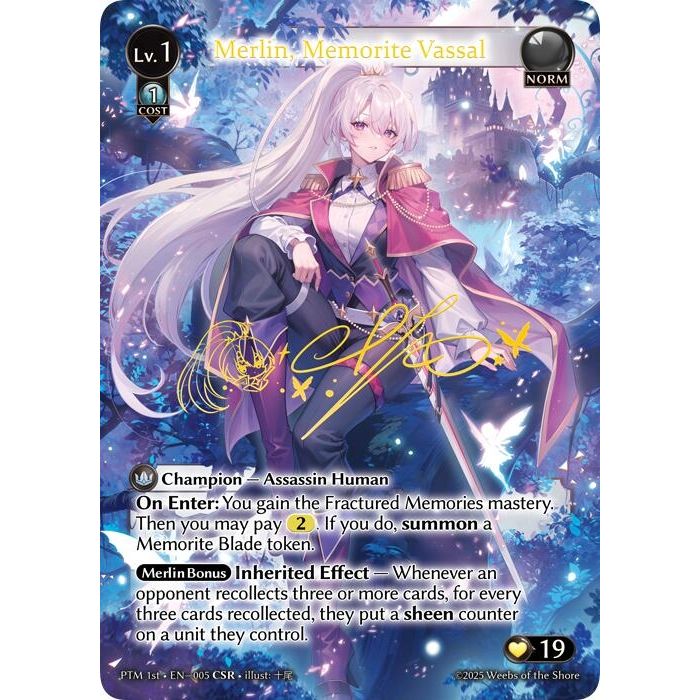 Merlin, Memorite Vassal (CSR) (005) (Phantom Monarchs)