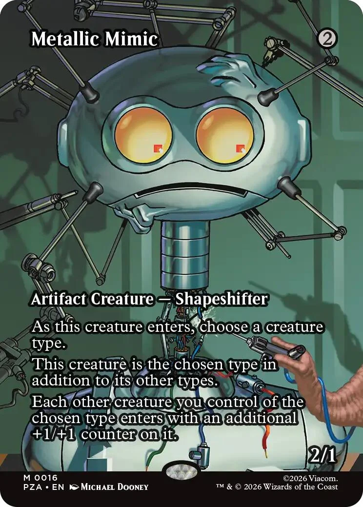 Metallic Mimic (Borderless) (16) (Teenage Mutant Ninja Turtles Source Material)