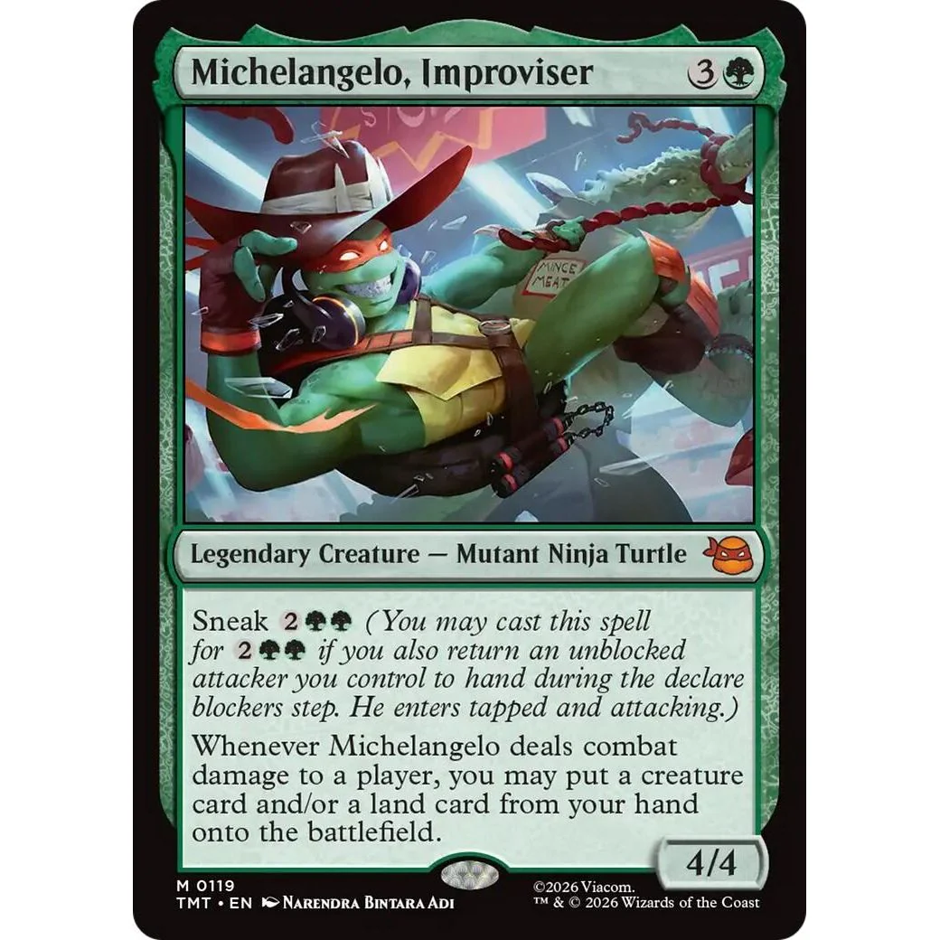 Michelangelo, Improviser (119) (Teenage Mutant Ninja Turtles)