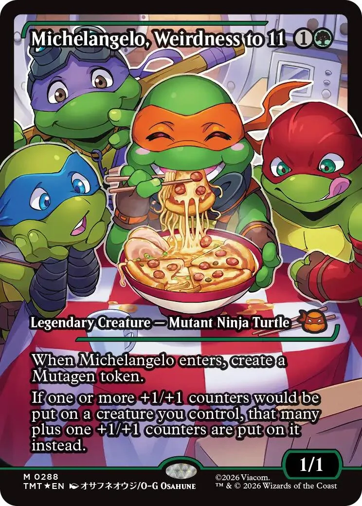 Michelangelo, Weirdness to 11 (Showcase) (288) (Teenage Mutant Ninja Turtles)