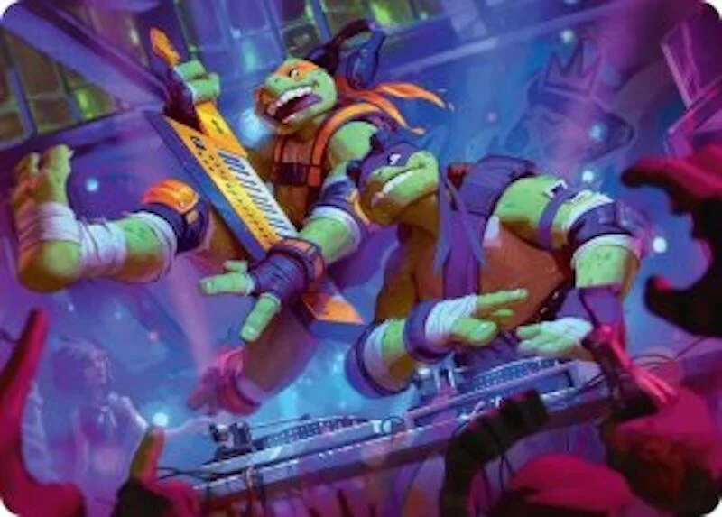 Mikey & Don, Party Planners Art Card (15) (Teenage Mutant Ninja Turtles)
