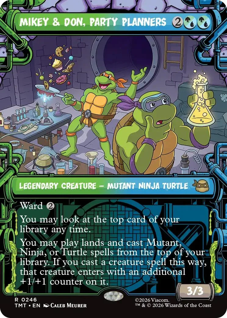 Mikey & Don, Party Planners (Showcase) (246) (Teenage Mutant Ninja Turtles)
