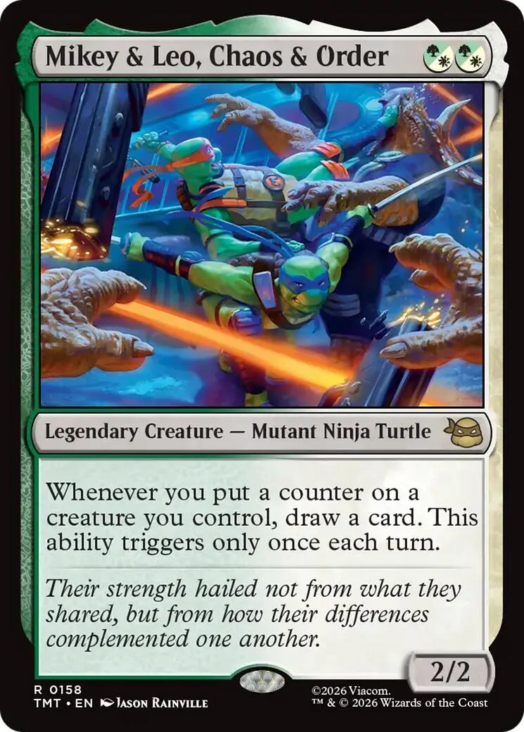 Mikey & Leo, Chaos & Order (158) (Teenage Mutant Ninja Turtles)
