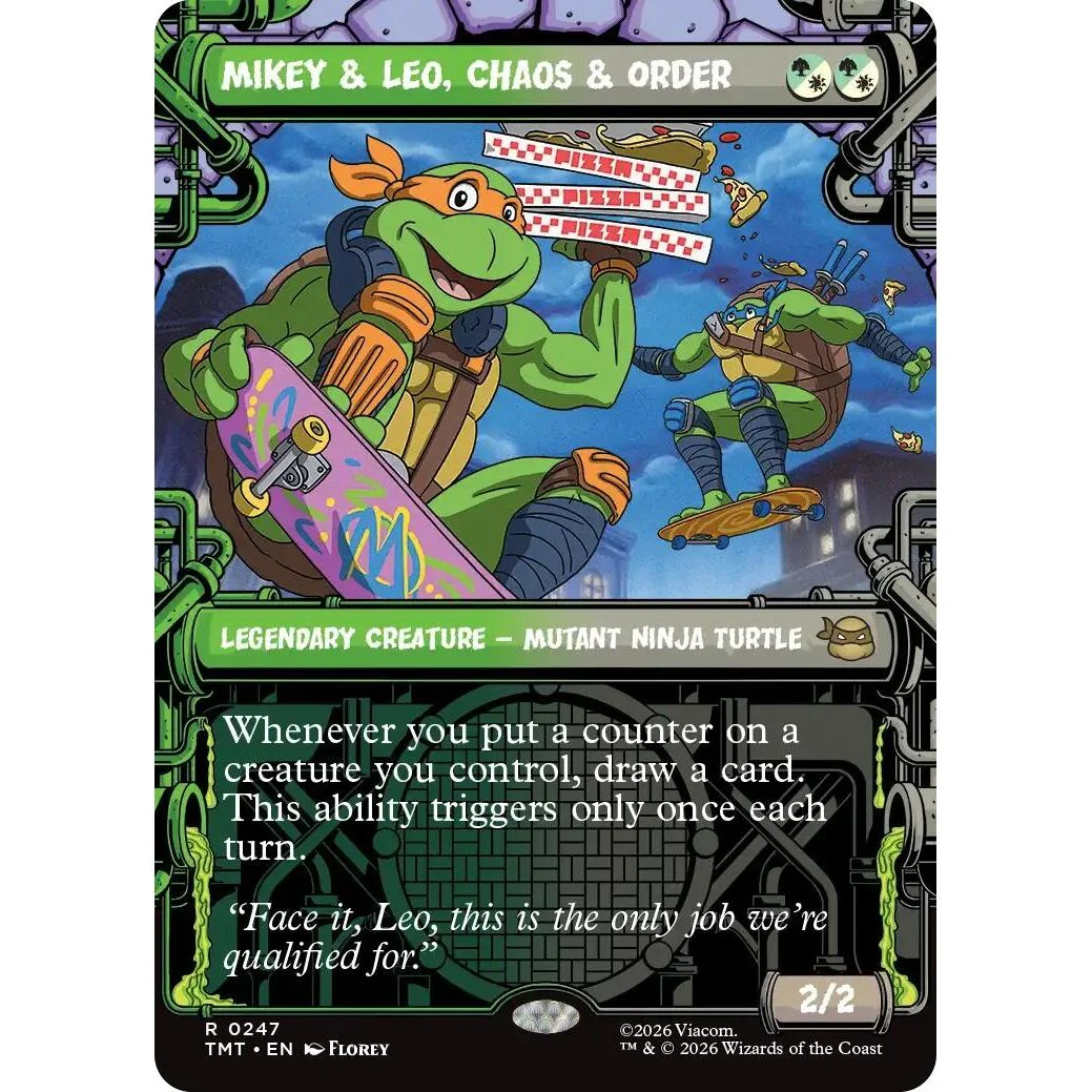 Mikey & Leo, Chaos & Order (Showcase) (247) (Teenage Mutant Ninja Turtles)