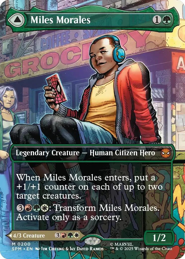 Miles Morales (0200) (Borderless) (200) (Marvel's Spider-Man)