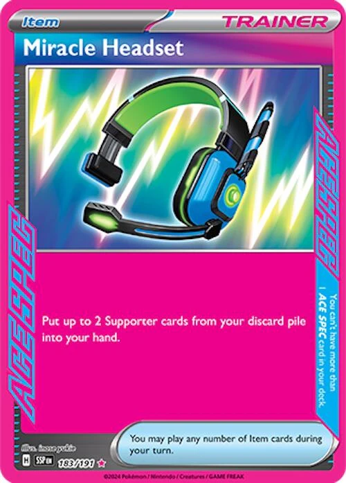 Miracle Headset (183/191) (SV08: Surging Sparks)