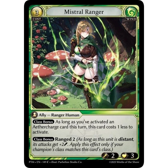 Mistral Ranger (Curio Foil) (149) (Phantom Monarchs)