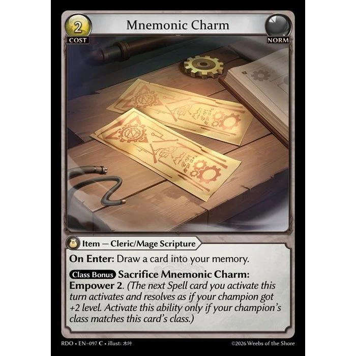 Mnemonic Charm (097) (Radiant Origins)