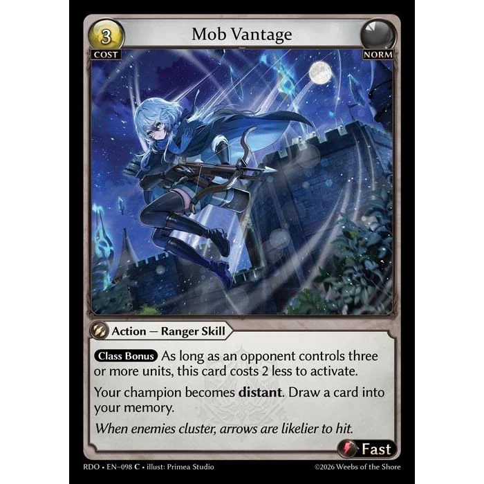 Mob Vantage (Curio Foil) (098) (Radiant Origins)
