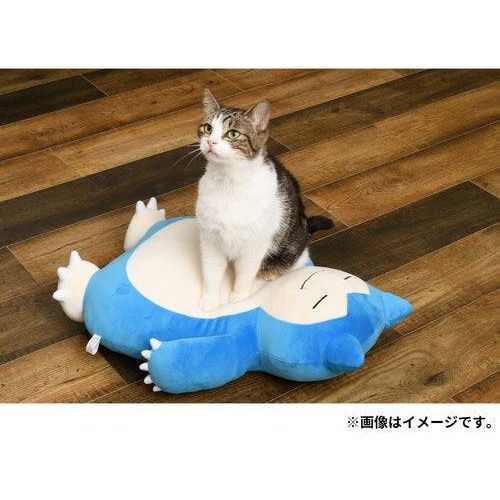 Mochiri Cushion Snorlax Kabigon Nya! meow meow! Meowha! - Pokémon Centre Plush - Image 4