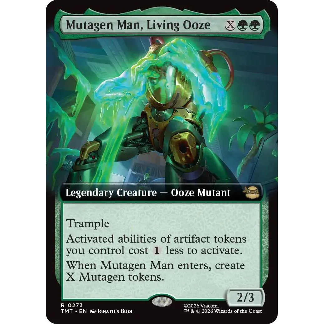 Mutagen Man, Living Ooze (Extended Art) (273) (Teenage Mutant Ninja Turtles)