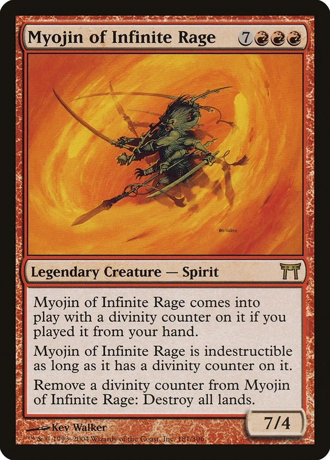 Myojin of Infinite Rage (181) (Champions of Kamigawa)