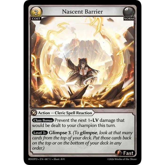 Nascent Barrier (087) (Radiant Origins: Pantheon)