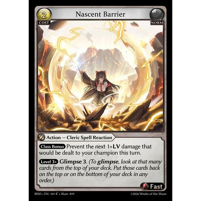 Nascent Barrier (101) (Radiant Origins)
