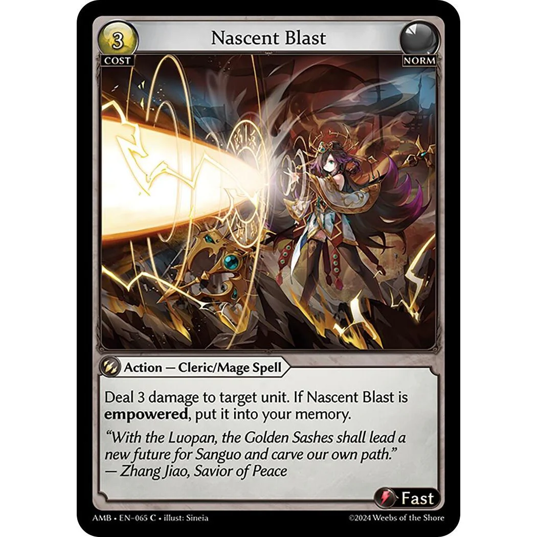 Nascent Blast (065) (Mortal Ambition)