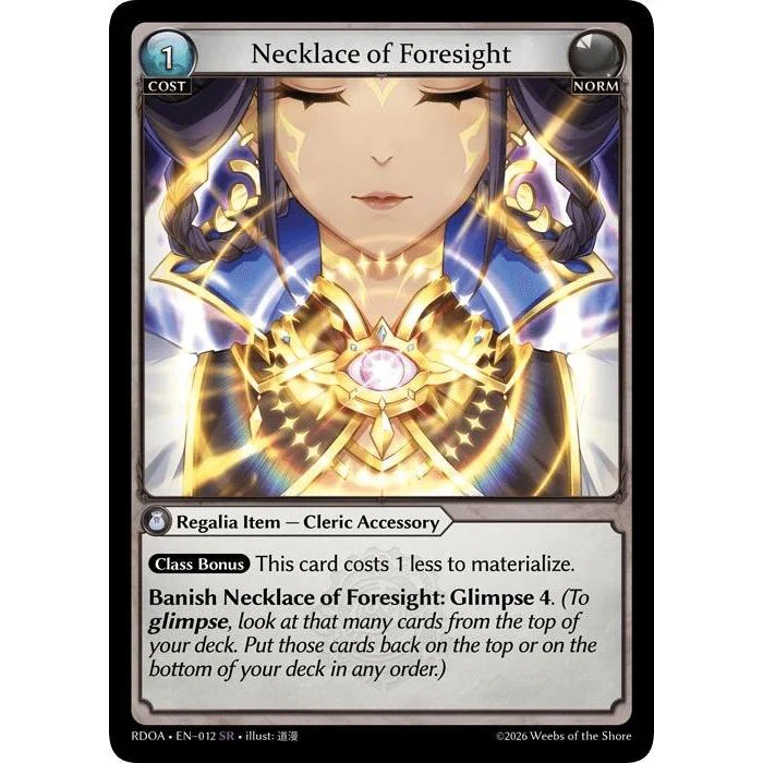 Necklace of Foresight (012) (Radiant Origins)