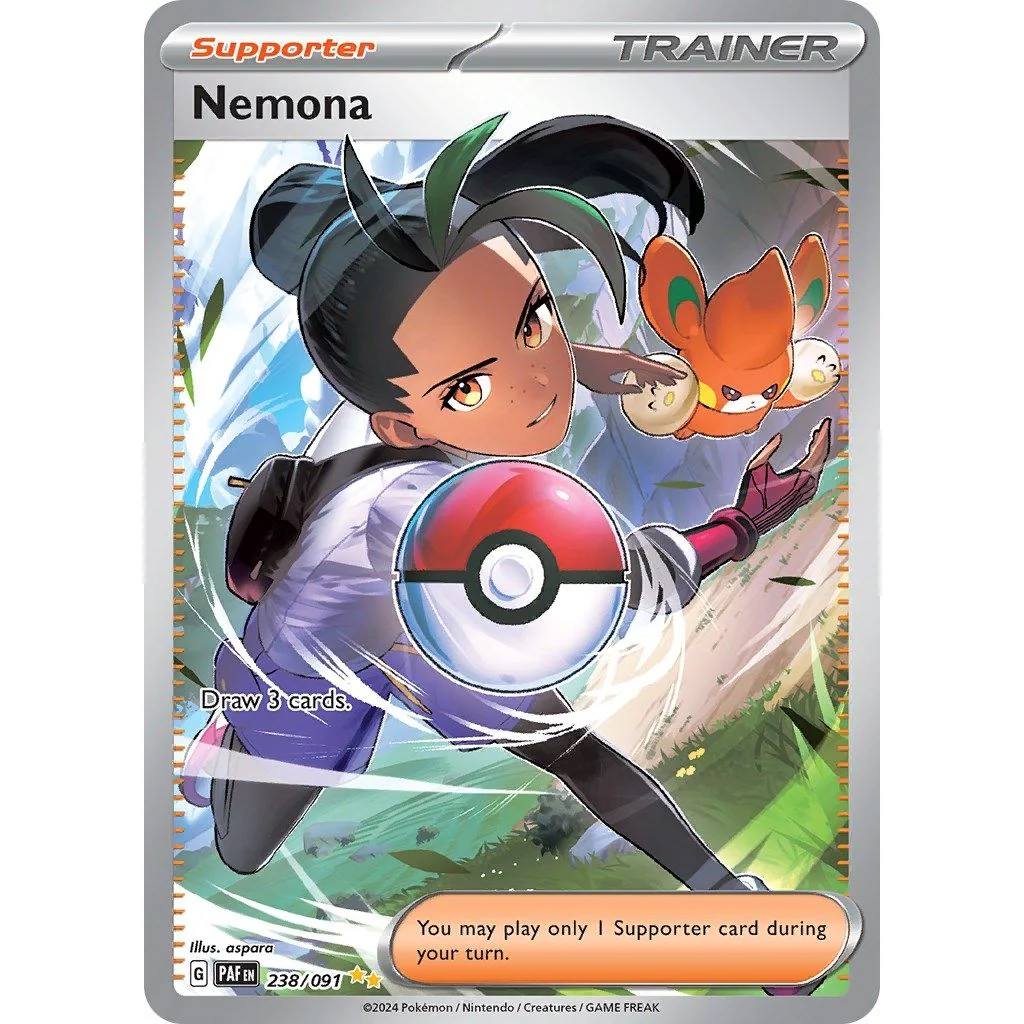 Nemona (238/091) (SV: Paldean Fates)