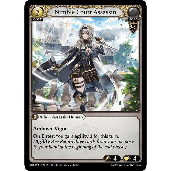 Nimble Court Assassin (089) (Radiant Origins: Pantheon)