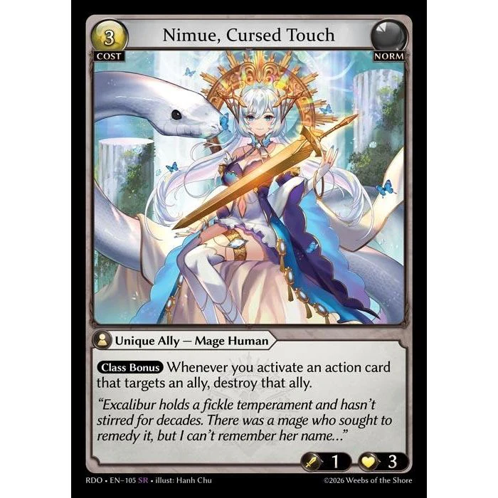 Nimue, Cursed Touch (105) (Radiant Origins)