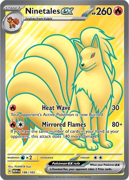 Ninetales ex (186/165) (SV: Scarlet & Violet 151)