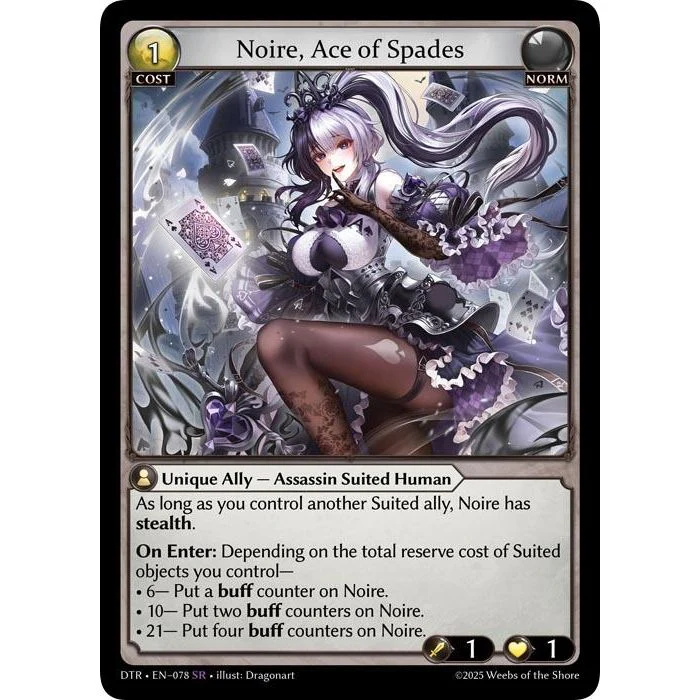 Noire, Ace of Spades (078) (Distorted Reflections)