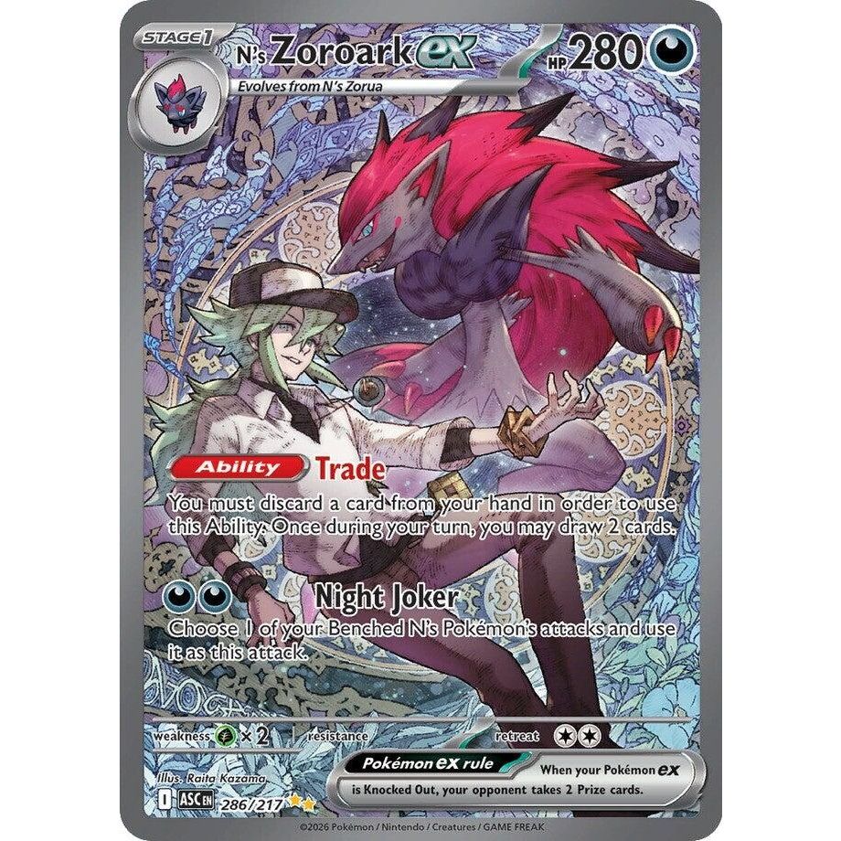 N's Zoroark ex (286/217) (ME: Ascended Heroes)