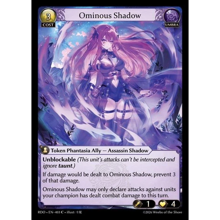Ominous Shadow (403) (Radiant Origins)