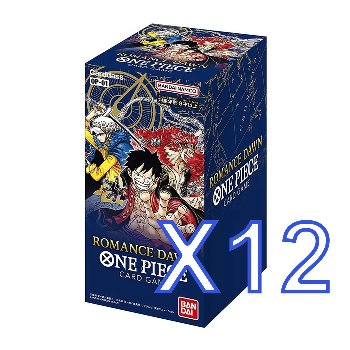 One Piece Card Game - Romance Dawn OP-01 12x Booster Box (Sealed Case) [Japanese]