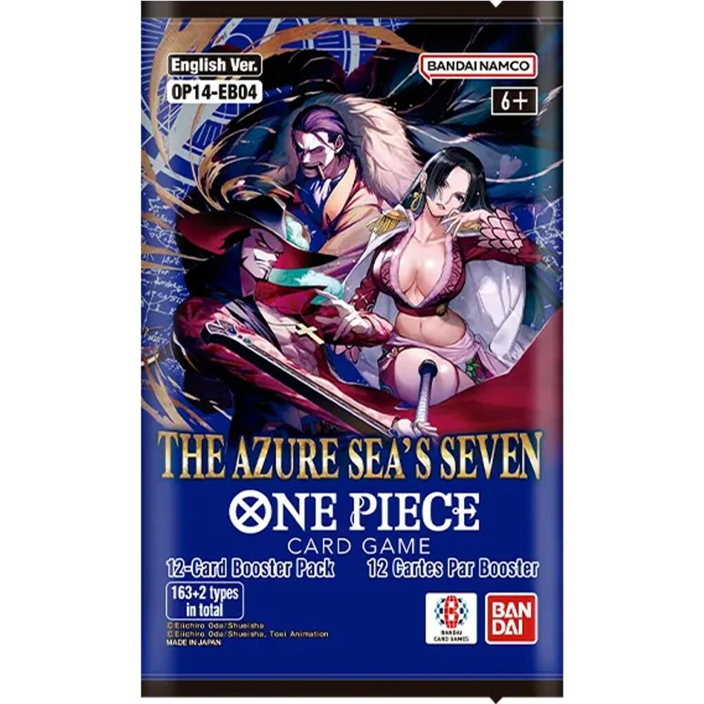 One Piece Card Game: The Azure Sea's Seven OP-14 Booster Pack - English