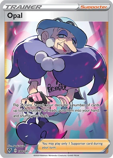 Opal (Full Art) (184/185) (SWSH04: Vivid Voltage)