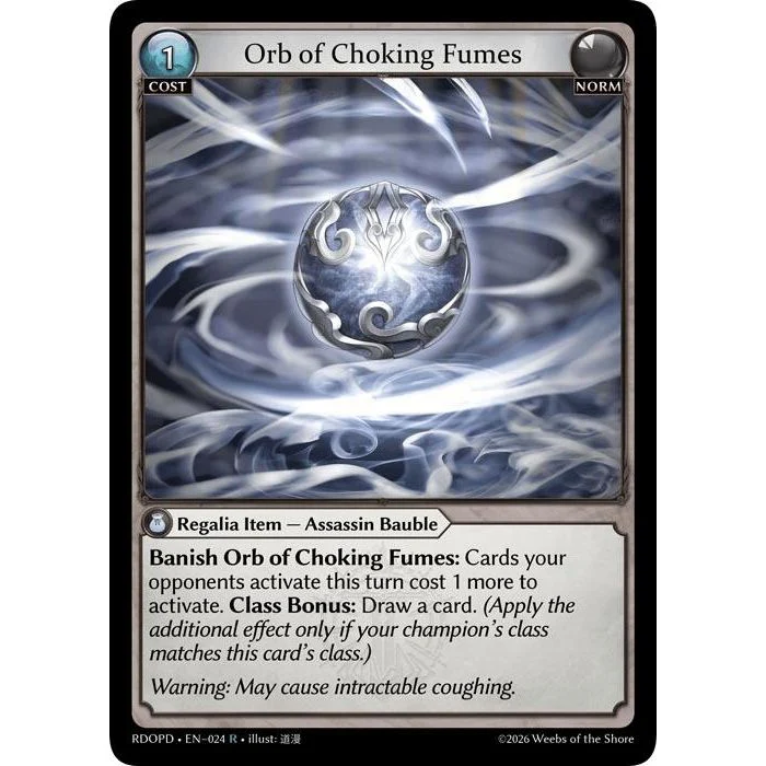 Orb of Choking Fumes (024) (Radiant Origins: Pantheon)